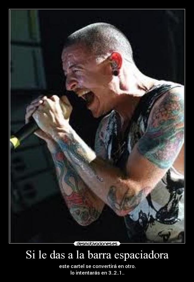 carteles linkin park desmotivaciones