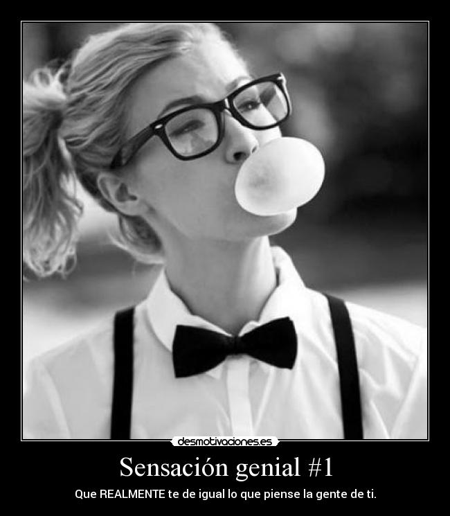 Sensación genial #1 -