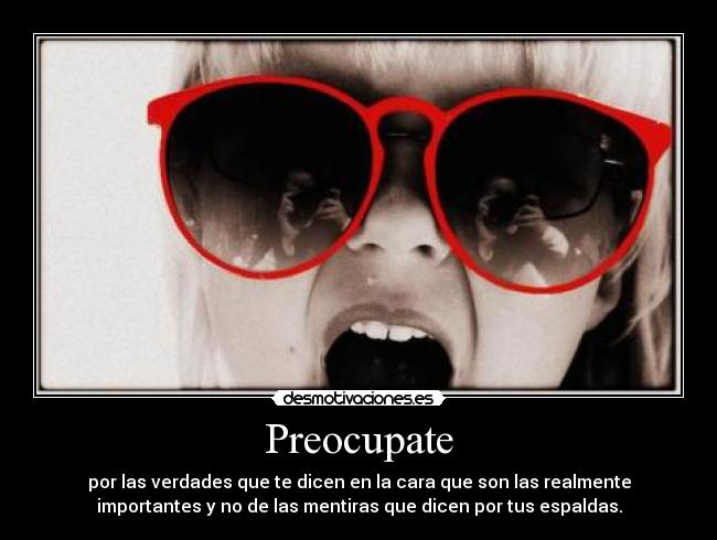 Preocupate -