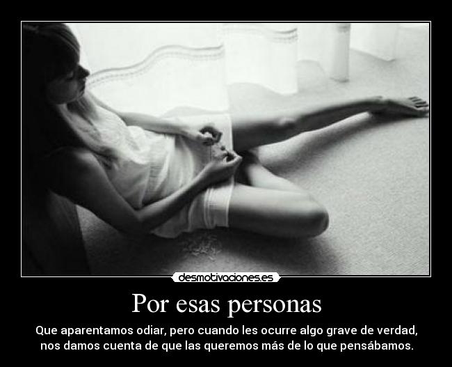 Por esas personas - 