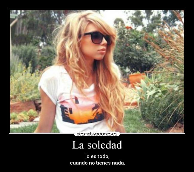 La soledad - 