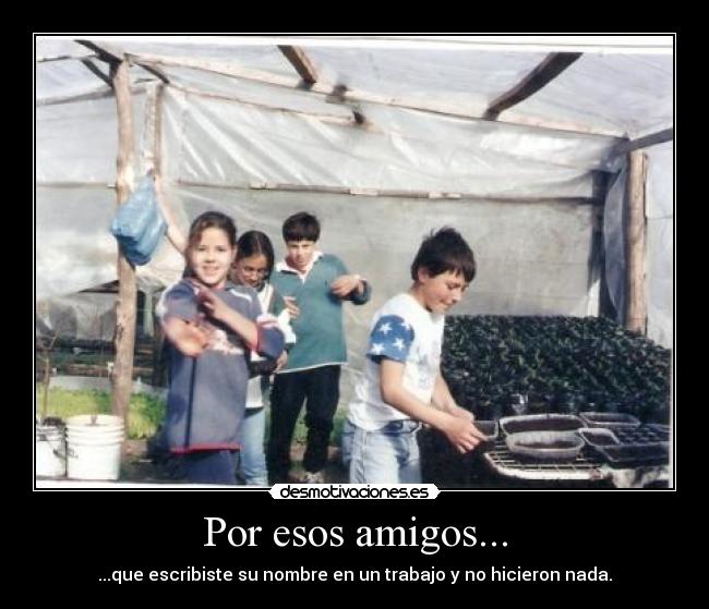 Por esos amigos... - 