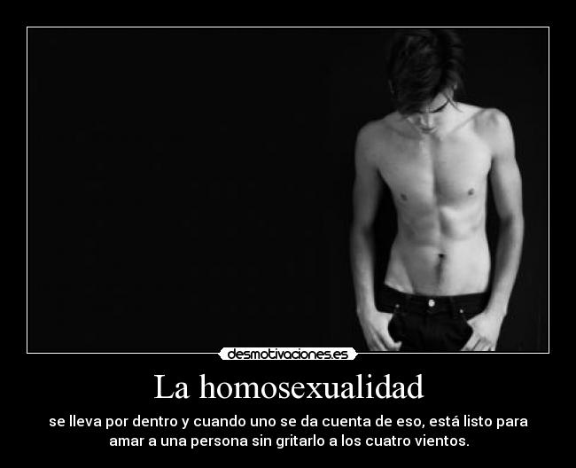 La homosexualidad -