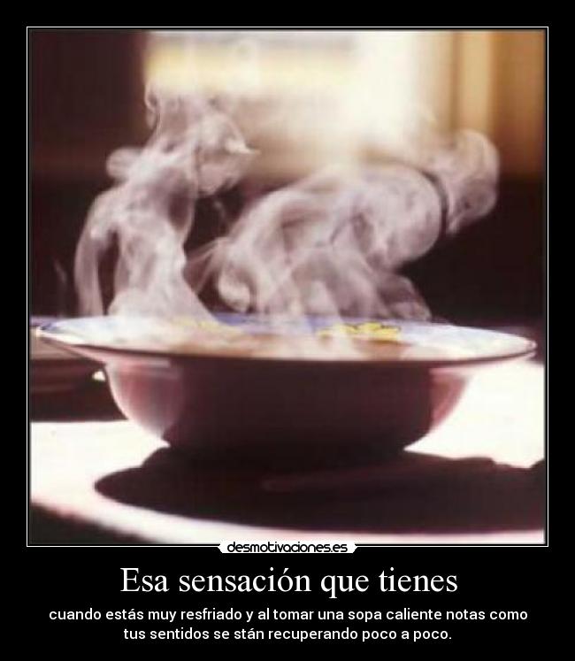 Esa sensación que tienes -