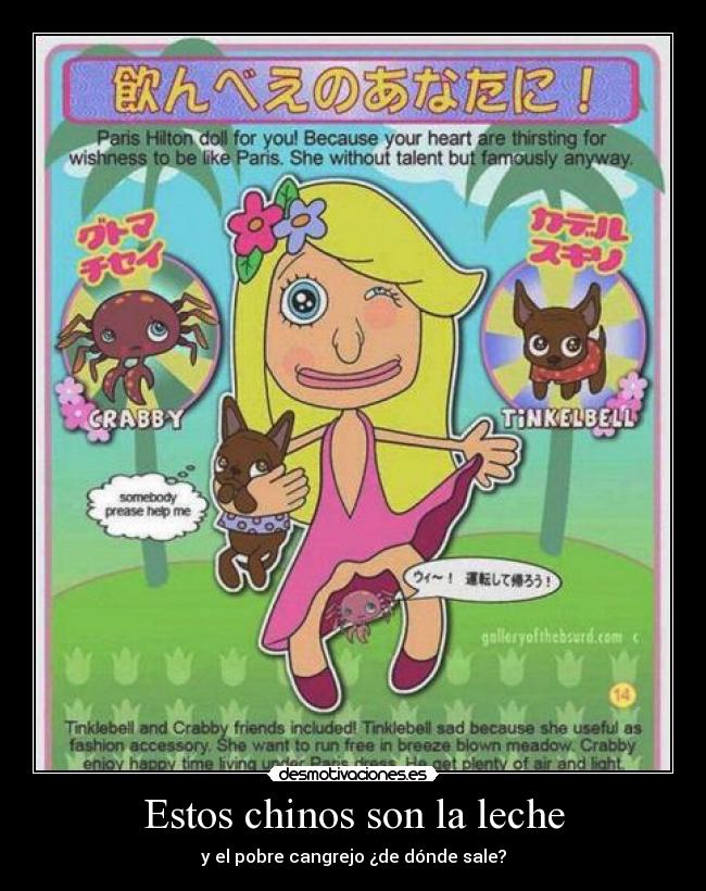 Estos chinos son la leche -