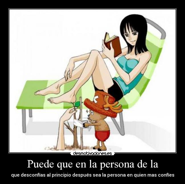 carteles one piece chopper robin -leo eso que siento espada -espadarte beso la puta que pario desmotivaciones