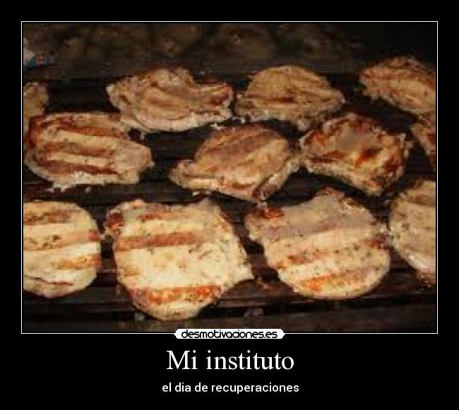 Mi instituto - el dia de recuperaciones