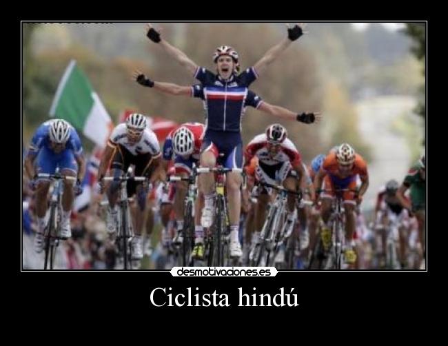 Ciclista hindú - 
