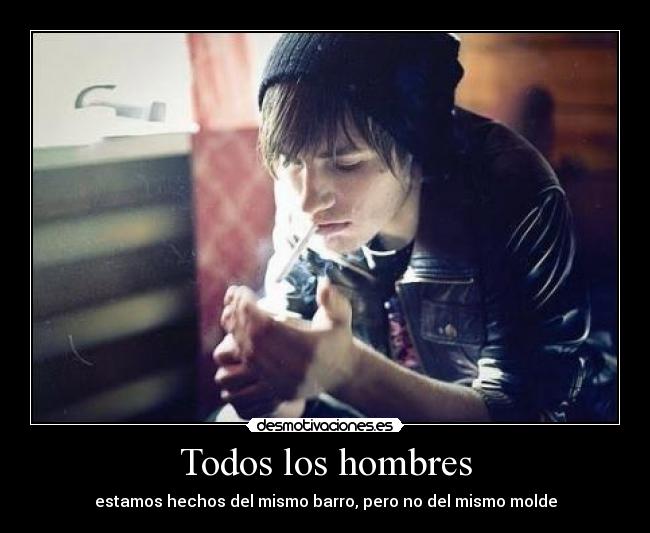 carteles hombres hechos mismos barro clubkumo metalmonkey desmotivaciones