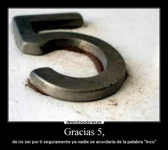 Gracias 5, - 