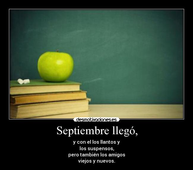 Septiembre llegó, - 