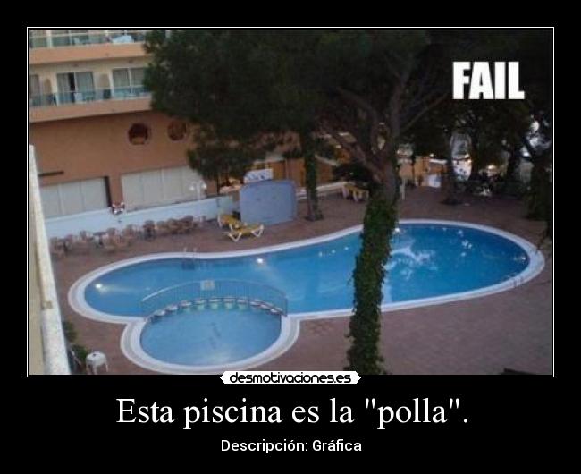 Esta piscina es la polla. - 