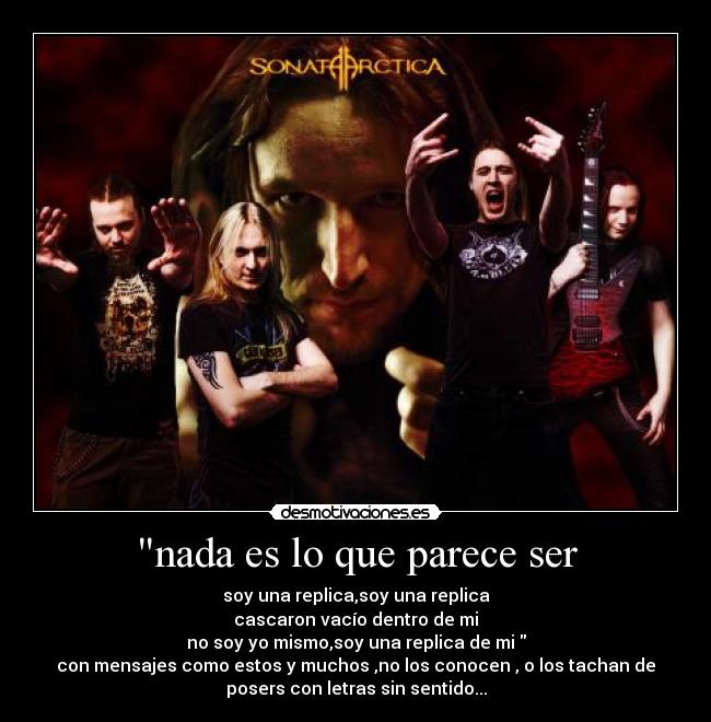 carteles sonataarcticareplicanadaposersmetalecliptica desmotivaciones