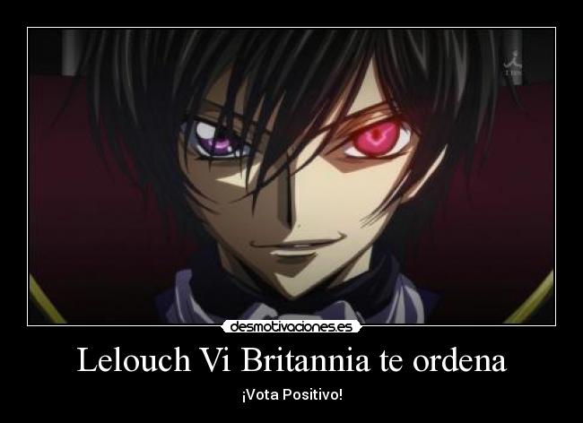 Lelouch Vi Britannia te ordena - 