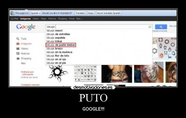 PUTO - GOOGLE!!!
