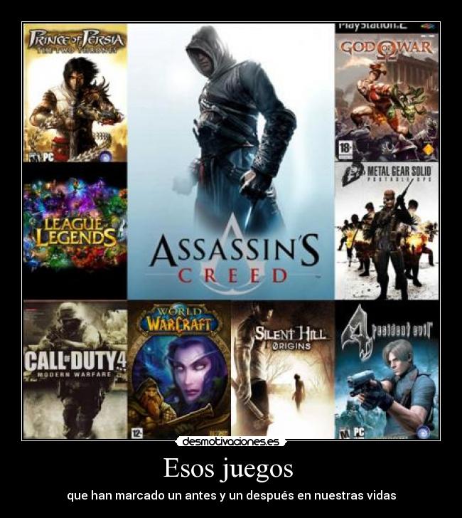 Esos juegos - que han marcado un antes y un después en nuestras vidas