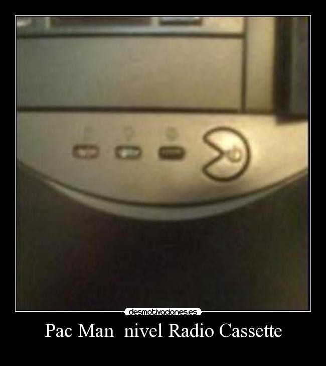 Pac Man nivel Radio Cassette -