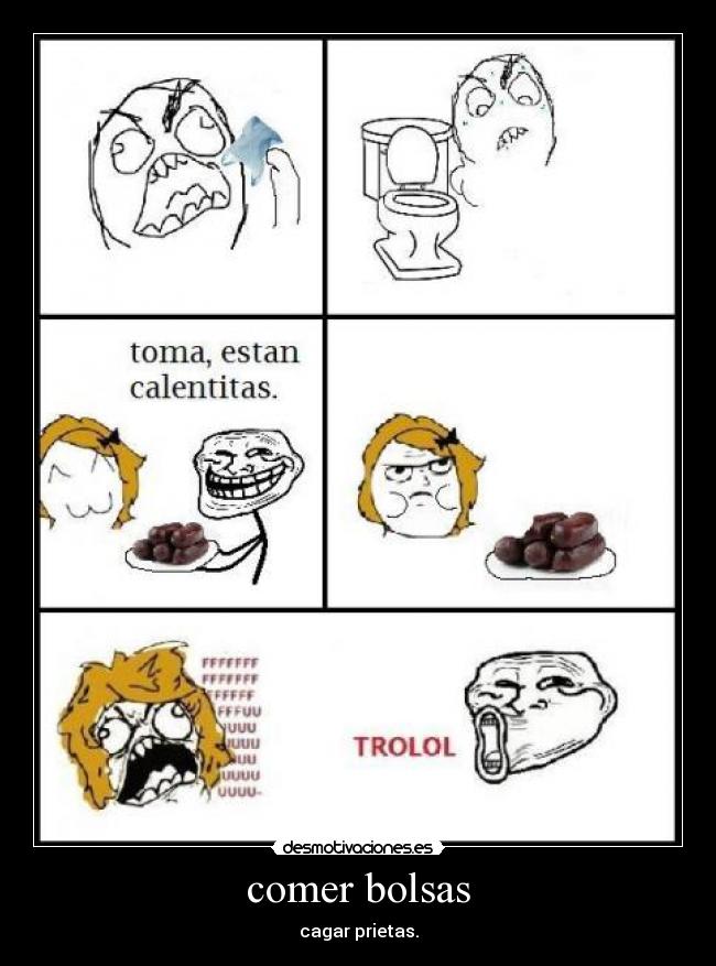 comer bolsas -