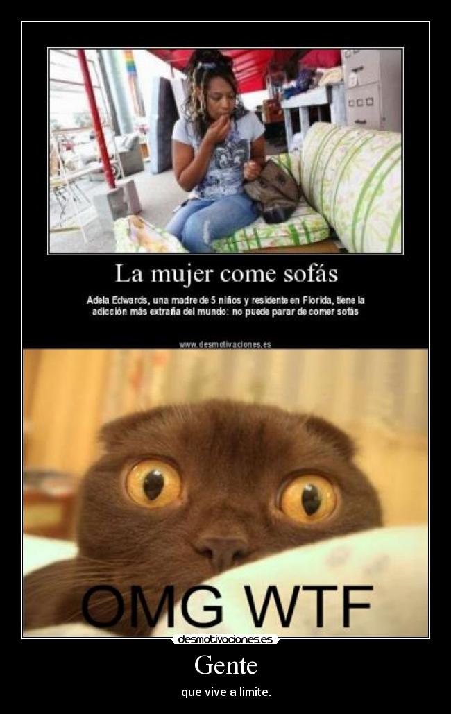 Gente - que vive a limite.