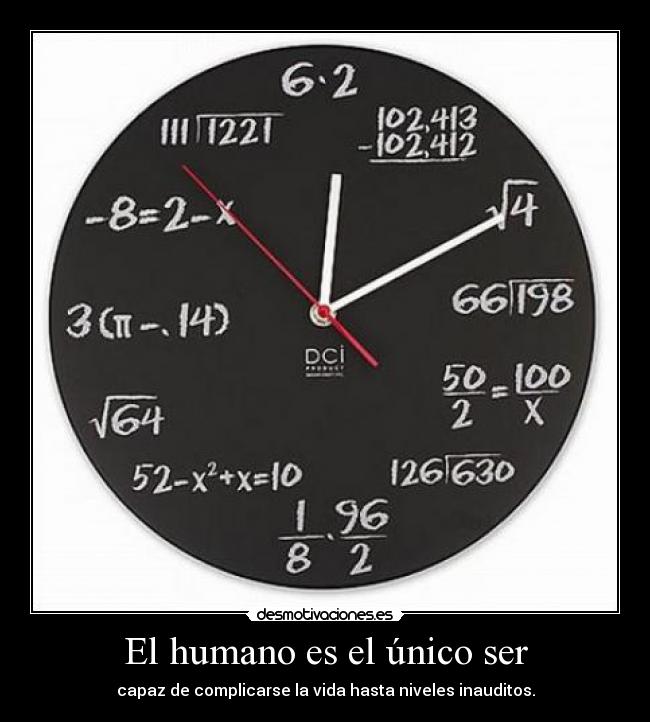 El humano es el único ser -