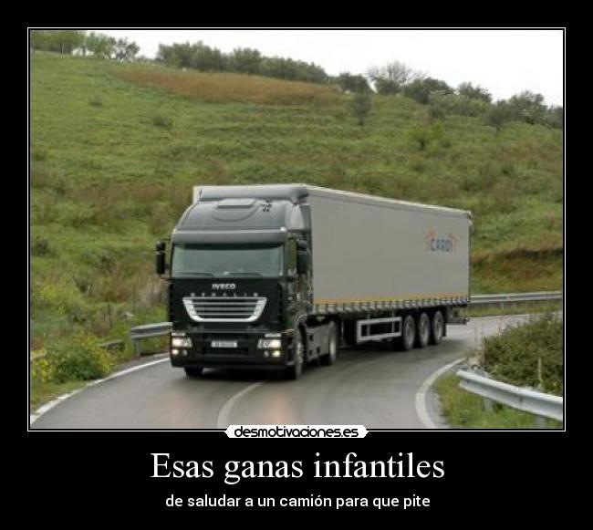 Esas ganas infantiles -