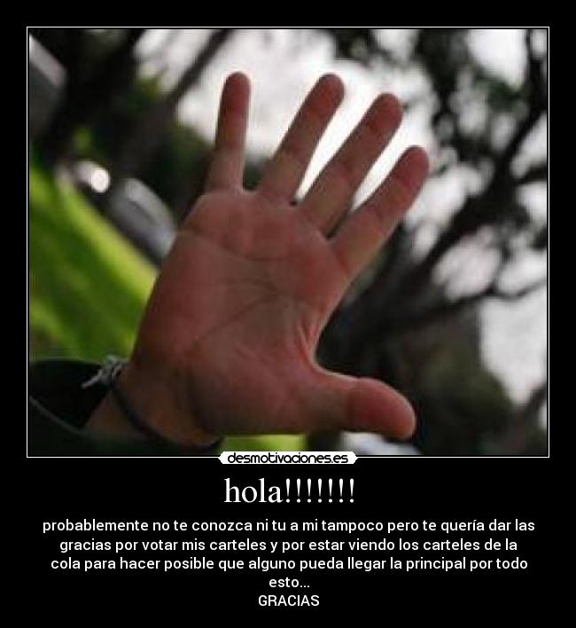 carteles mano gracias ect desmotivaciones