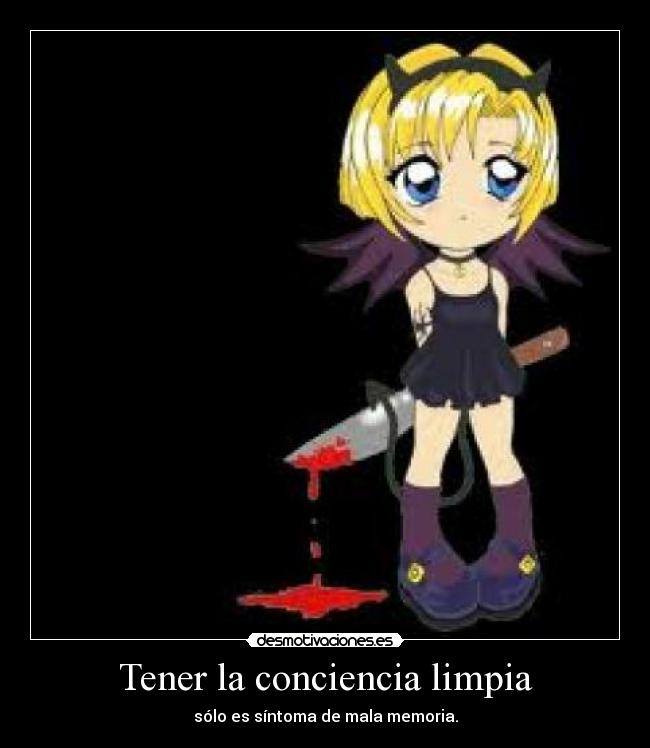 Tener la conciencia limpia - 