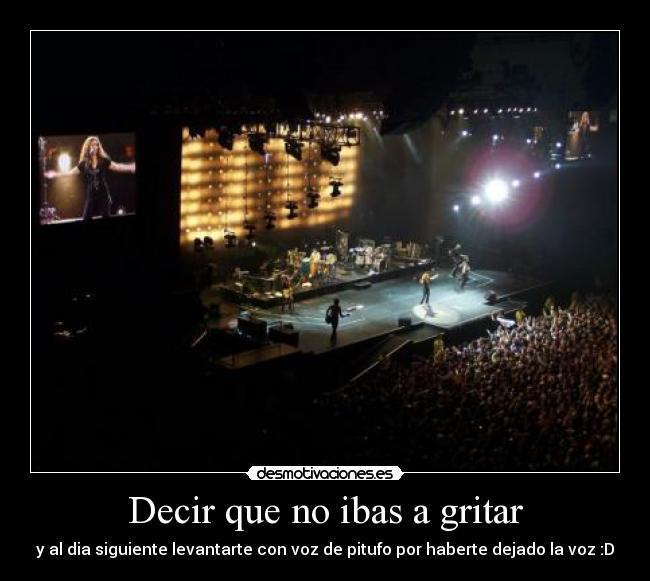 Decir que no ibas a gritar - 