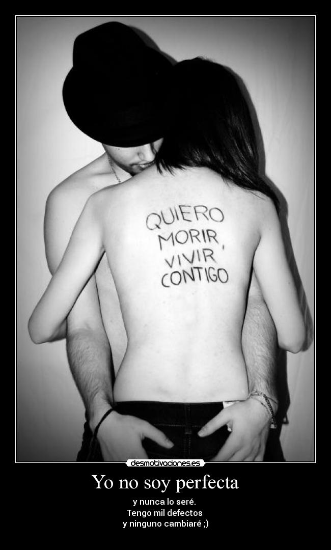 Yo no soy perfecta -
