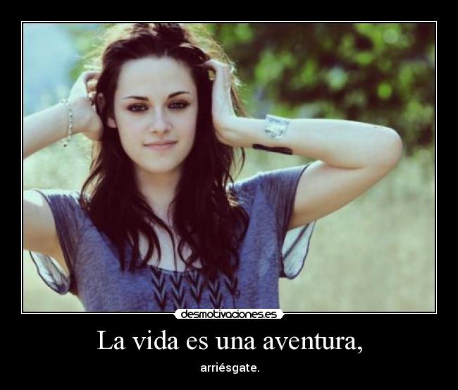 carteles vida arriesgate desmotivaciones