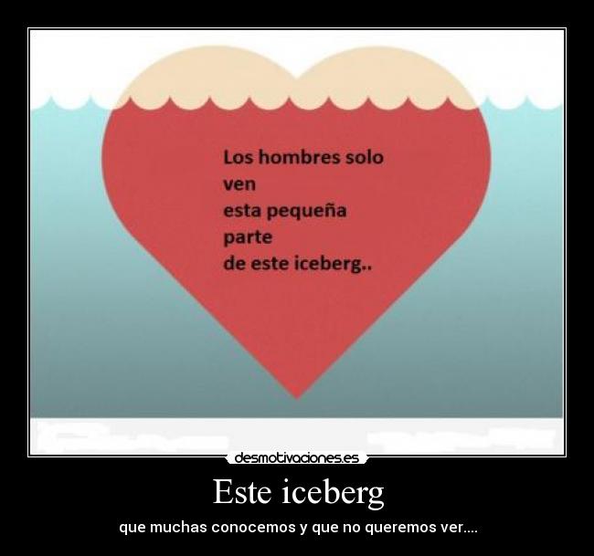 Este iceberg -
