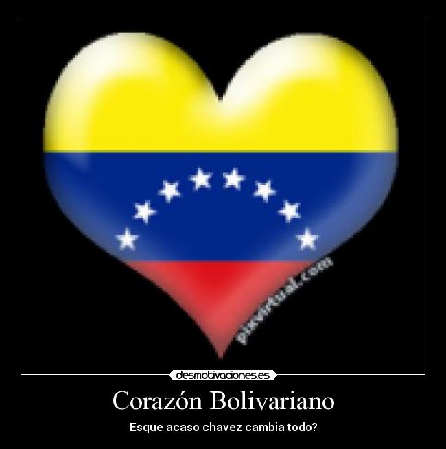 Corazón Bolivariano - Esque acaso chavez cambia todo?