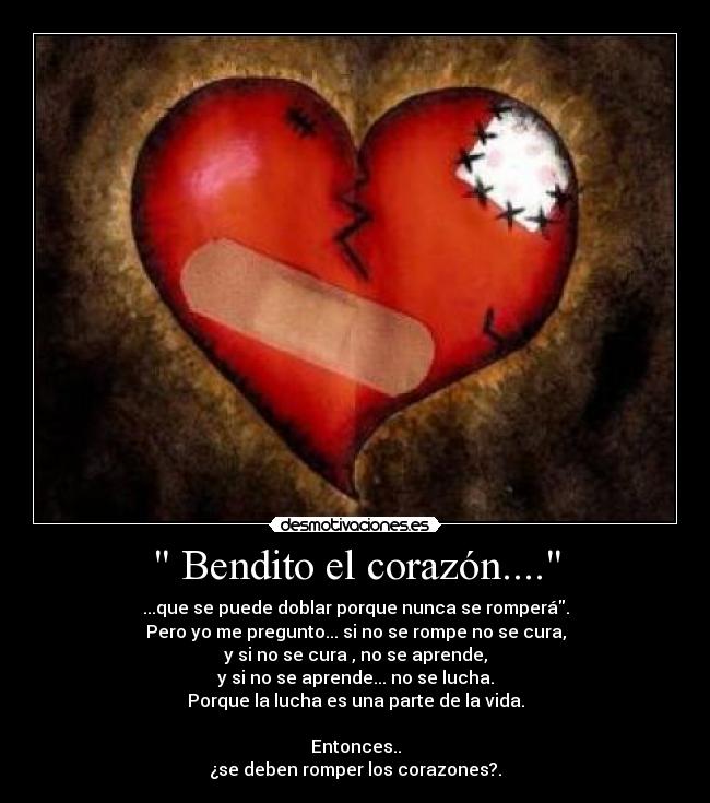 carteles corazon corazon desmotivaciones