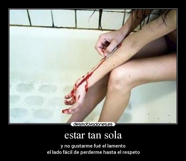 estar tan sola -