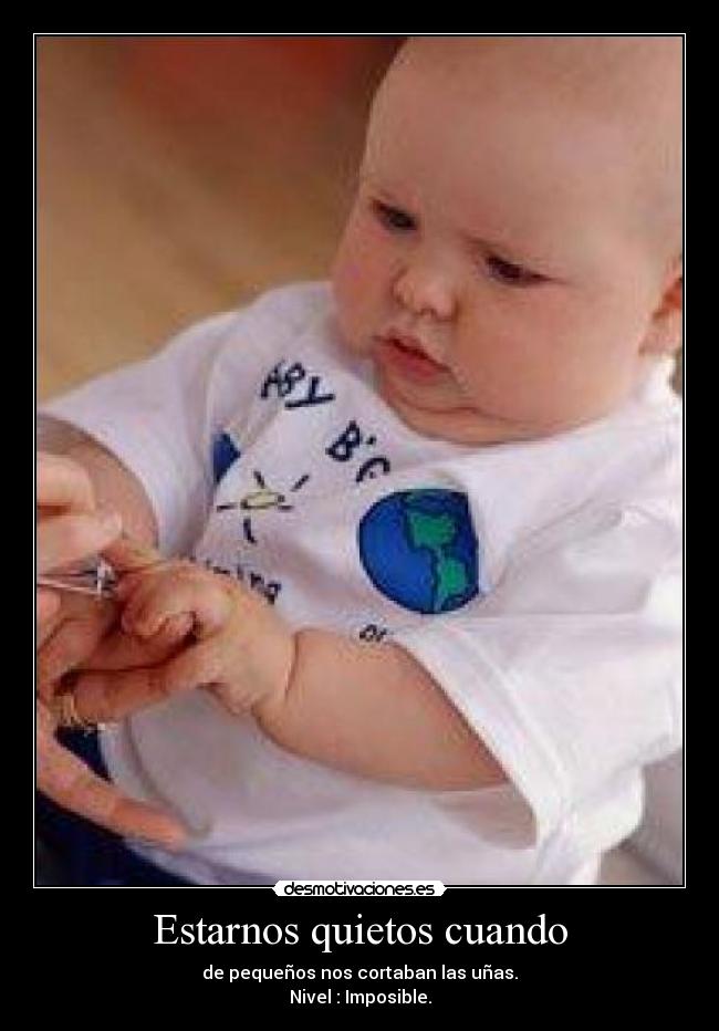 Estarnos quietos cuando - 