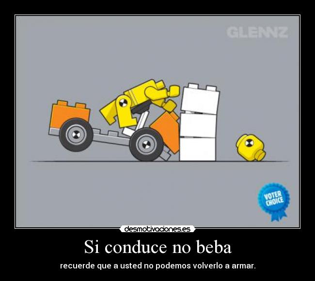 Si conduce no beba - 