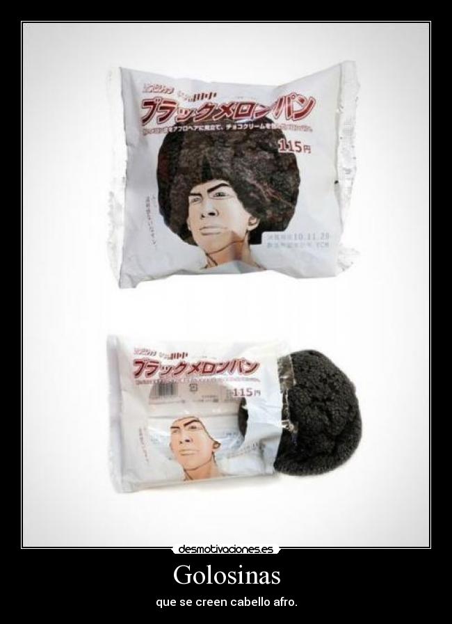 Golosinas - que se creen cabello afro.