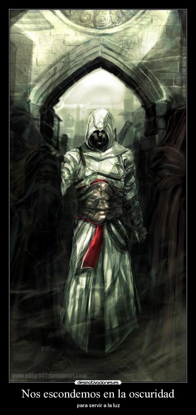 carteles ezio auditore desmotivaciones