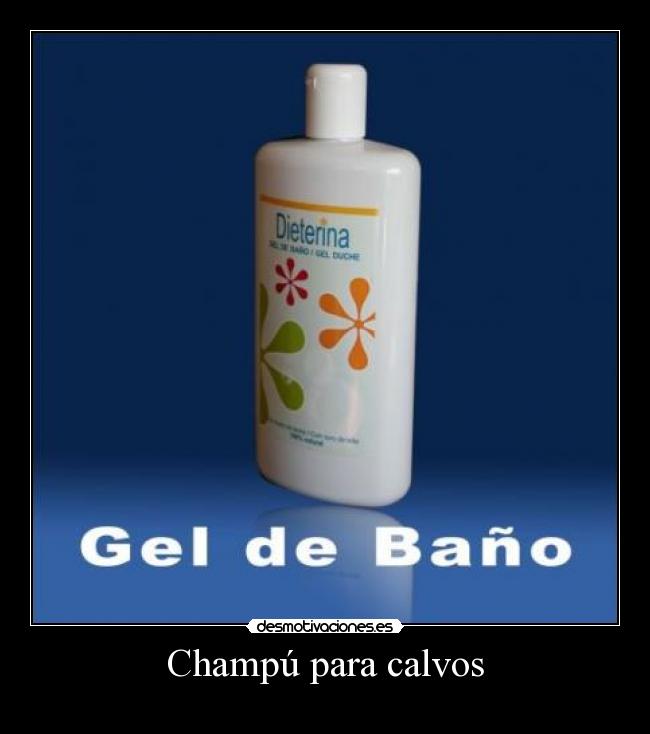 Champú para calvos -