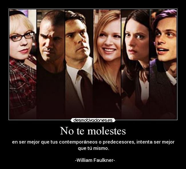 No te molestes - 