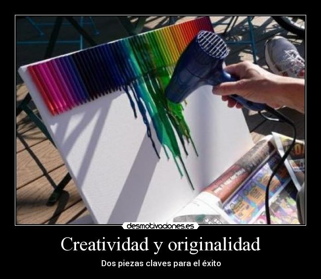 carteles arte pintura creatividad originalidad exito consejo secador desmotivaciones