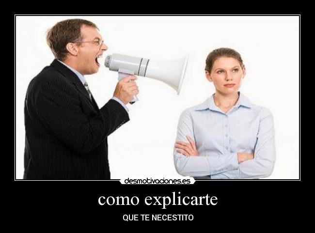 como explicarte - 