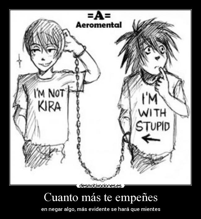 carteles clanvirus kira death note desmotivaciones