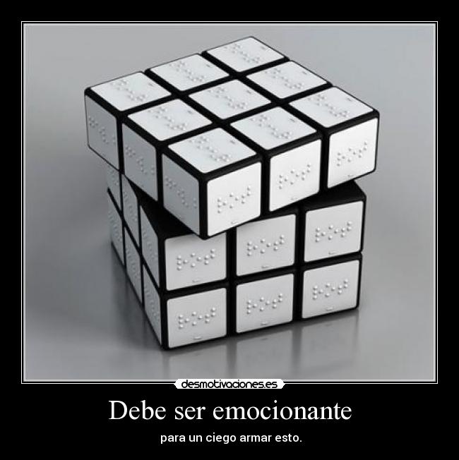 Debe ser emocionante -