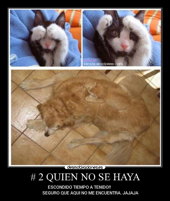 # 2 QUIEN NO SE HAYA -