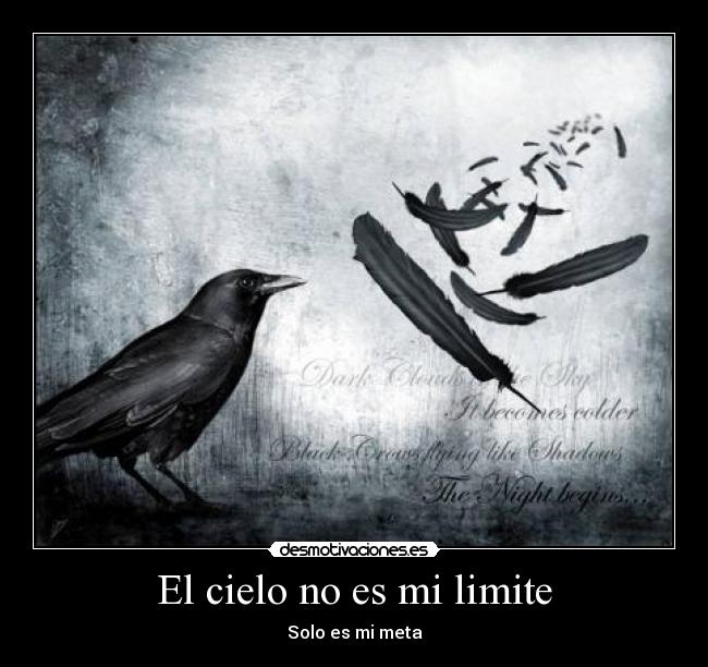 El cielo no es mi limite - Solo es mi meta
