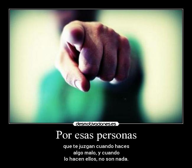 Por esas personas - 