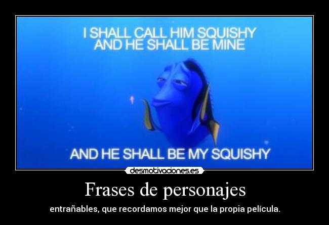 Frases de personajes - 
