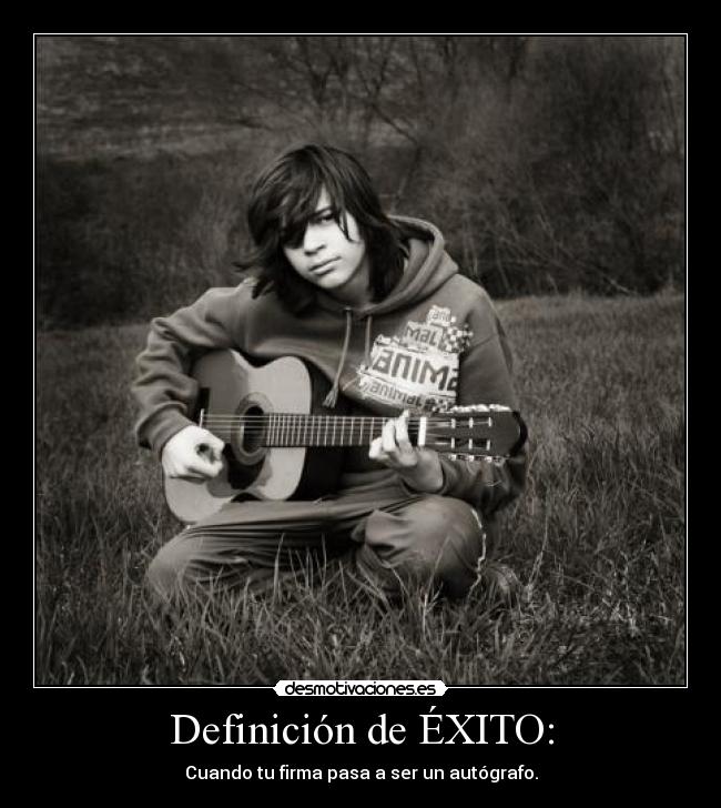 Definición de ÉXITO: -