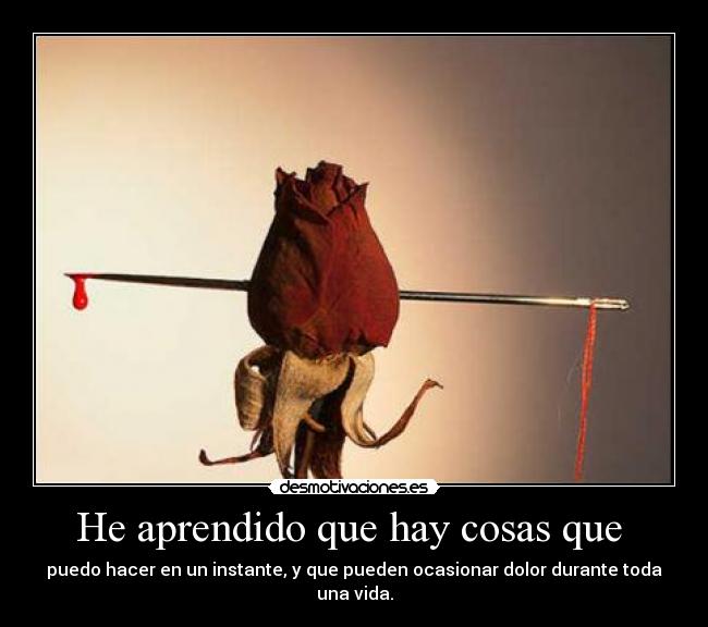 carteles aprendido que hay cosas que desmotivaciones